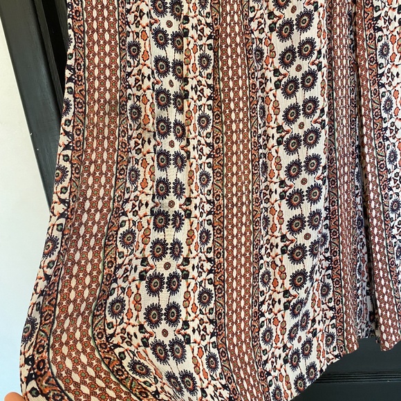 Colorful Maxi Skirt with high side slits - Picture 2 of 7